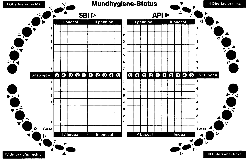 Mundhygiene-Status (API/SBI)