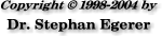 Copyright (c) 1998-2004 by Dr. Stephan Egerer